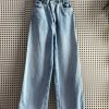 Paperbag Straight Jeans - Miu Miu